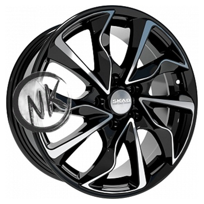 СКАД 7×17/5×114,3 ET45 D67,1 Marseille (КЛ238) Алмаз (АРС 014 black)