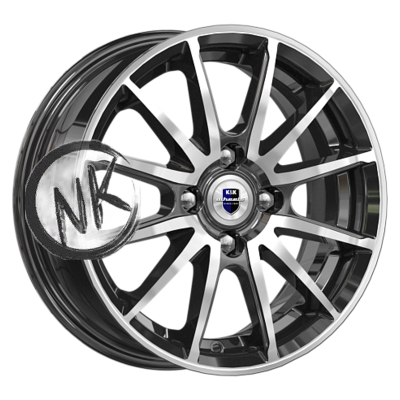 K&K 5,5×14/4×100 ET38 D60,1 Квант (КС960) Алмаз черный