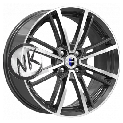 K&K 7×17/5×110 ET48,5 D63,35 Эрфурт (КС898) Алмаз черный