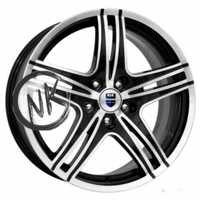 K&K 8×18/5×120 ET32 D60,1 Омаха (КС569) Алмаз черный