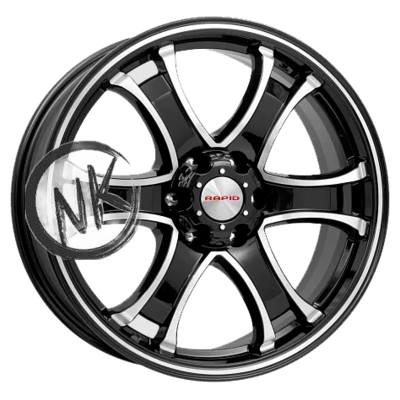 K&K 7,5×18/6×139,7 ET25 D106,1 Балеар-оригинал (КС727) Алмаз черный