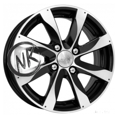 K&K 6×15/4×114,3 ET40 D66,1 Джемини-оригинал (КС617) Алмаз черный