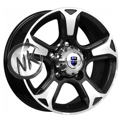 K&K 7×16/5×139,7 ET35 D98 Атлант (КС757) Алмаз черный