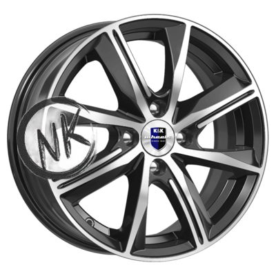 K&K 6×15/4×100 ET40 D60,1 Арнар-оригинал (КС890) Алмаз черный SK