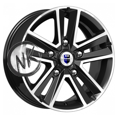 K&K 6,5×16/5×139,7 ET40 D98 Арена (КС864) Алмаз черный SK