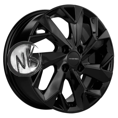 Khomen Wheels 5,5×14/4×100 ET43 D67,1 KHW1402 (Solaris/Logan/Rio) Black