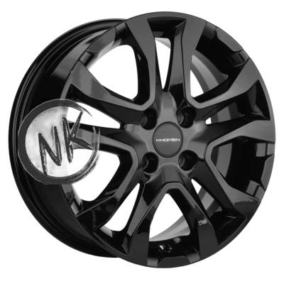 Khomen Wheels 6×15/4×100 ET46 D54,1 KHW1503 (Rio/Solaris) Black