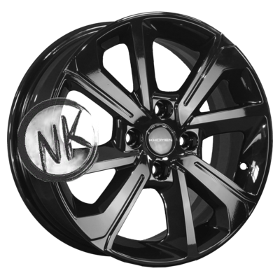 Khomen Wheels 6×15/4×100 ET46 D54,1 KHW1501 (Rio/Solaris) Black