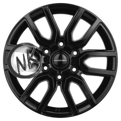 Khomen Wheels 8×17/6×139,7 ET50 D92,5 KHW1723 (Hyundai H-1/Staria) Black
