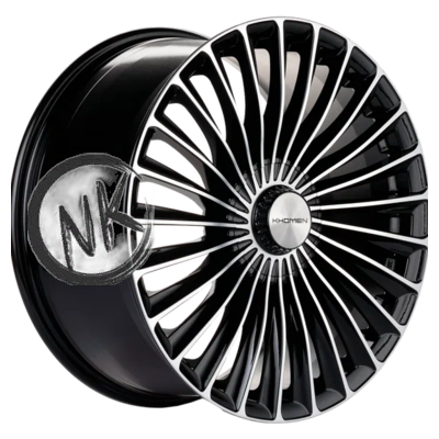 Khomen Wheels 8,5×20/5×112 ET43 D66,6 KHW2008 (Mercedes Front) Black-FP