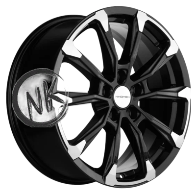 Khomen Wheels 7,5×18/5×114,3 ET38 D67,1 KHW1808 (Outlander) Black-FP
