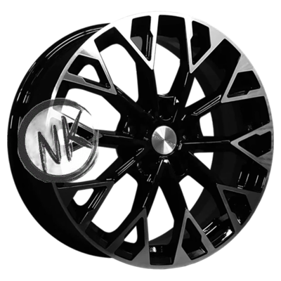 Khomen Wheels 7×17/5×114,3 ET48 D67,1 KHW1718 (K5/Sonata/Tucson/JAC J7) Black-FP