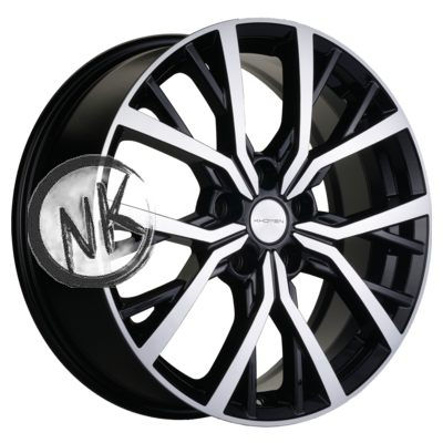 Khomen Wheels 7×18/5×108 ET45 D60,1 KHW1806 (Chery Tiggo 3/Tiggo 3 Pro) Black-FP