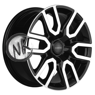 Khomen Wheels 8×17/6×139,7 ET25 D106,1 KHW1723 (LC Prado/Lexus GX) Black-FP