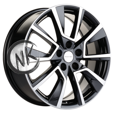 Khomen Wheels 7×18/5×108 ET33 D60,1 KHW1802 (OMODA C5) Black-FP
