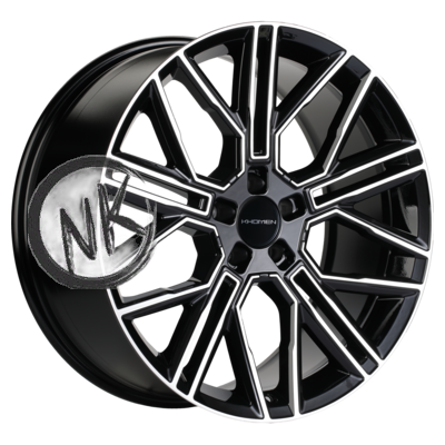 Khomen Wheels 9,5×21/5×120 ET45,5 D62,5 KHW2101 (Li 7/9) Black-FP