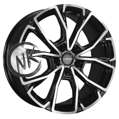 Khomen Wheels 7,5×19/5×108 ET52 D60,1 KHW1907 (Exeed LX) Black-FP