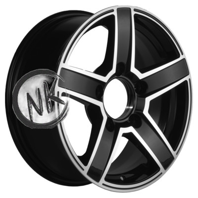 Khomen Wheels 6,5×16/5×139,7 ET35 D98,5 KHW1614 (Niva 4×4 Bronto) Black-FP