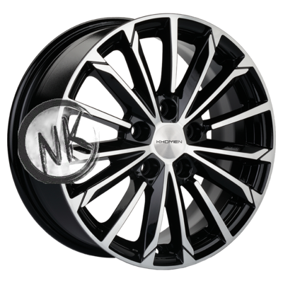 Khomen Wheels 6,5×16/5×108 ET50 D63,3 KHW1611 (Focus) Black-FP