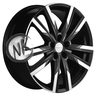 Khomen Wheels 7,5×19/5×108 ET47 D60,1 KHW1905 (Chery Tiggo 8) Black-FP