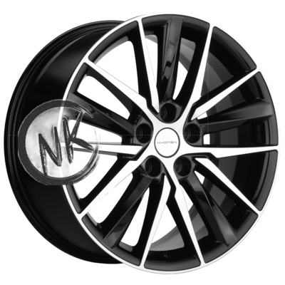 Khomen Wheels 8×18/5×114,3 ET50 D60,1 KHW1807 (Camry NEW) Black-FP