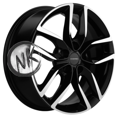Khomen Wheels 6,5×17/5×114,3 ET49 D67,1 KHW1708 (Hyundai Creta) Black-FP