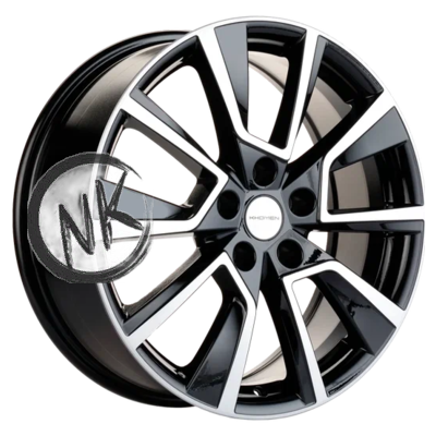 Khomen Wheels 7×18/5×108 ET40 D60,1 KHW1802 (Chery Tiggo) Black-FP