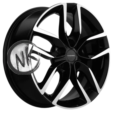 Khomen Wheels 6,5×17/5×114,3 ET37 D66,5 KHW1708 (Jolion) Black-FP