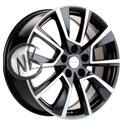 Khomen Wheels 7×18/5×114,3 ET50 D54,1 KHW1802 (Coolray) Black-FP