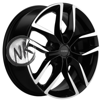 Khomen Wheels 6,5×17/5×114,3 ET45 D60,1 KHW1708 (Toyota C-HR) Black-FP
