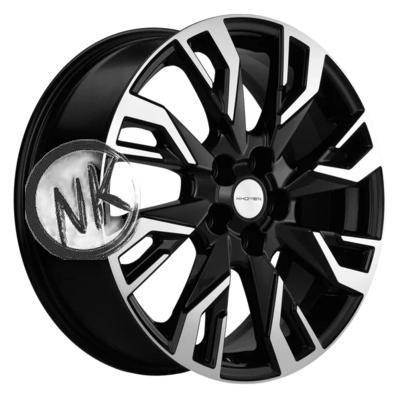 Khomen Wheels 7×18/5×110 ET50 D63,3 KHW1809 (CS35/CS35 Plus) Black-FP