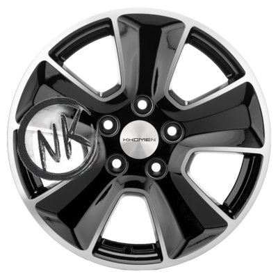 Khomen Wheels 6,5×16/5×114,3 ET50 D67,1 KHW1601 (Huyndai/Kia) Black-FP
