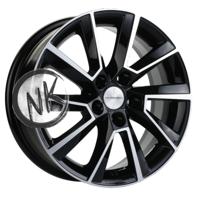 Khomen Wheels 6×15/5×100 ET40 D57,1 KHW1507 (Polo) Black-FP