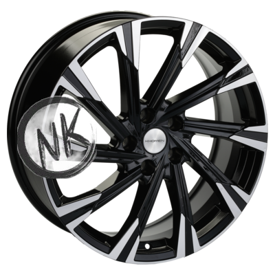 Khomen Wheels 7,5×19/5×114,3 ET39 D60,1 KHW1901 (NX/Rav4) Black-FP
