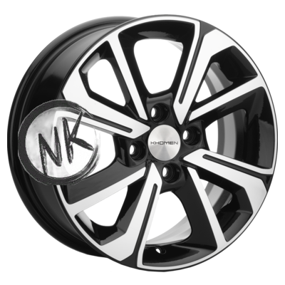 Khomen Wheels 6×15/4×98 ET36 D58,6 KHW1501 (Lada Granta) Black-FP