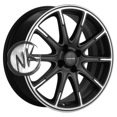 Khomen Wheels 6,5×17/4×100 ET41 D60,1 KHW1707 (XRay) Black-FP matt