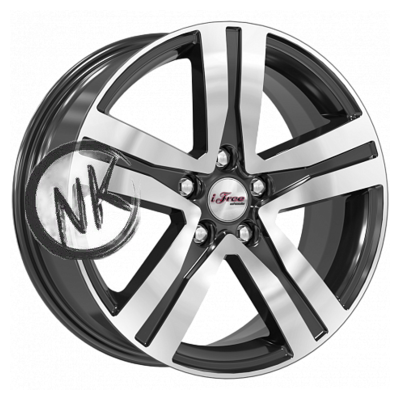 iFree 7×17/5×108 ET45 D67,1 Rebel (КС913) Блэк Джек