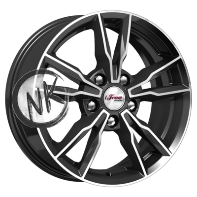 iFree 6,5×16/5×108 ET50 D63,35 Икигай (КС865) Блэк Джек