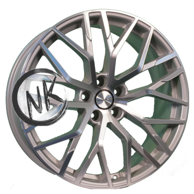 Khomen Wheels 8,5×20/5×112 ET33 D66,5 KHW2005 (Audi/VW) Brilliant Silver-FP
