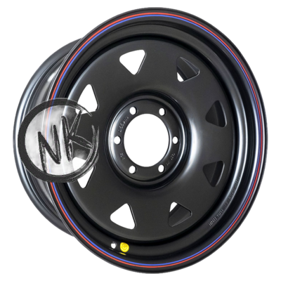 Off-Road Wheels 8×17/6×139,7 ET25 D110 Тойота Ниссан (треуг. мелкий) Черный