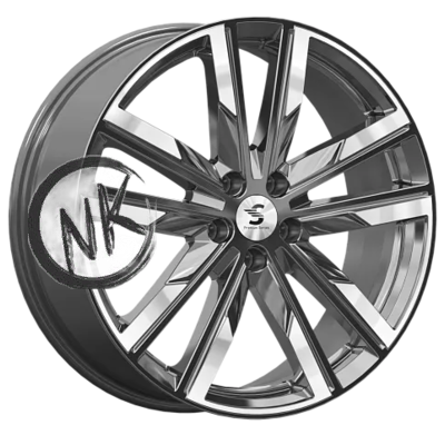 Premium Series 8×20/5×108 ET46 D63,35 КР014 (Geely Tugella) Diamond Gloss Graphite