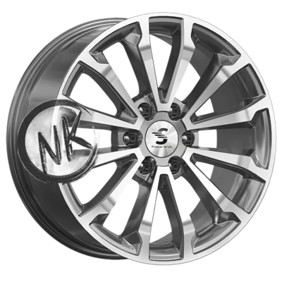 Premium Series 8,5×20/6×139,7 ET33 D100,1 КР006 (TANK 500) Diamond Gloss Graphite