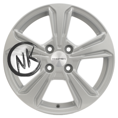 Khomen Wheels 6×15/4×100 ET48 D54,1 KHW1502 (Rio/Solaris) F-Silver