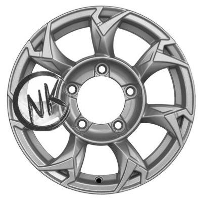 Khomen Wheels 5,5×15/5×139,7 ET5 D108,1 KHW1505 (Jimny) F-Silver