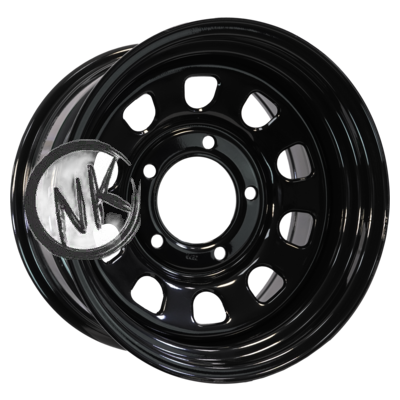 ZEPP 4х4 9×17/5×165,1 ET0 D121 Dodge Ram 2500/3500, Hummer H1/H2 Semicircle Gloss Black (LTM)