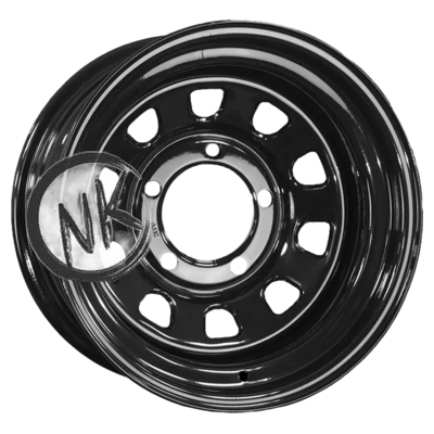 ZEPP 4х4 8×17/5×139,7 ET15 D110 УАЗ Semicircle Gloss Black (LTM)