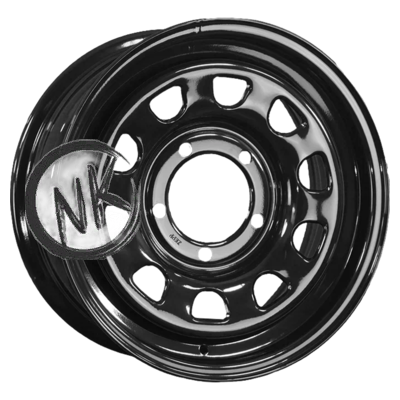ZEPP 4х4 8×17/6×139,7 ET15 D110 Toyota Nissan Semicircle Gloss Black (LTM)