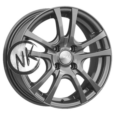 СКАД 6×15/4×100 ET40 D60,1 Дели (КЛ300) Графит