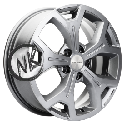 Khomen Wheels 6,5×17/5×120 ET60 D65,1 KHW1710(2) (VW Multivan) Gray