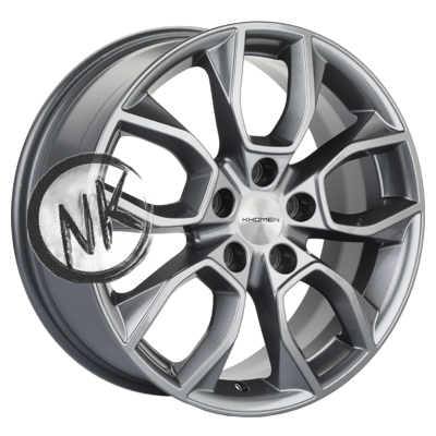 Khomen Wheels 7×17/5×110 ET46 D63,3 KHW1713 (Changan CS35 Plus) Gray